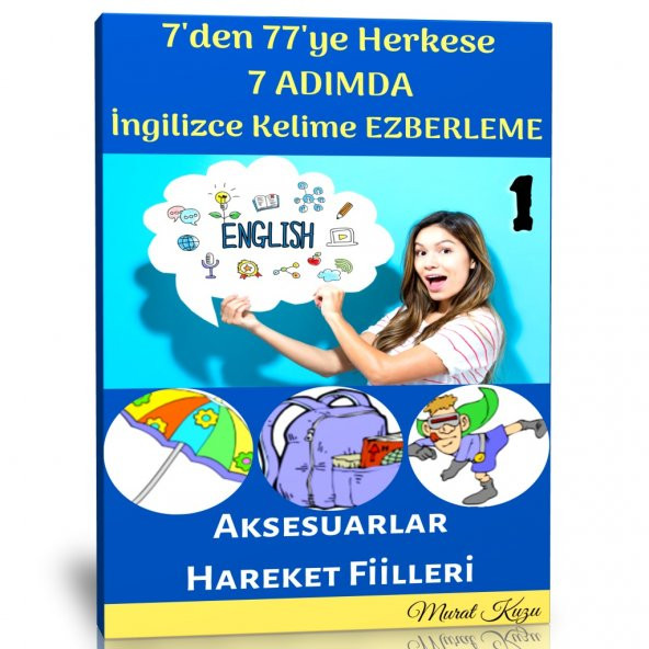 7 Adımda İngilizce Kelime Ezberleme Kitabı-1
