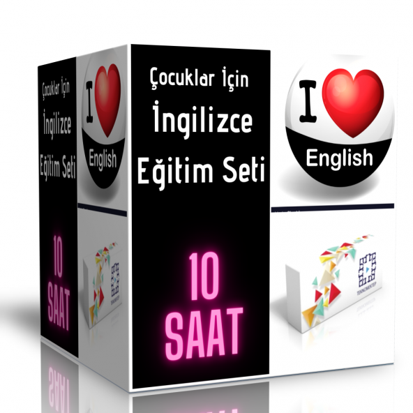 Çocuklar İçin İngilizce Görüntülü Eğitim Seti