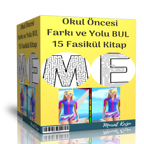 Okul Öncesi Farkı ve Yolu BUL Seti (15 Fasikül Kitap) ürün görseli 1