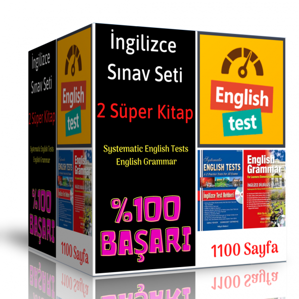 İngilizce Sınavlarına Hazırlık Seti (2 Süper Kitap)