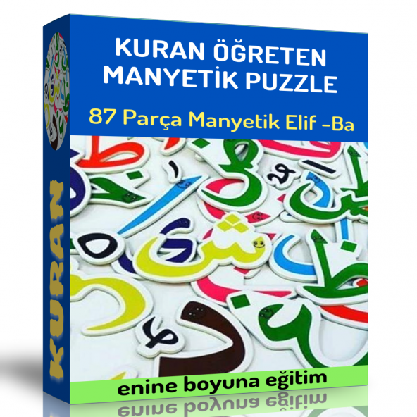Kur’an Öğreten Manyetik Puzzle Seti (87 Parça)