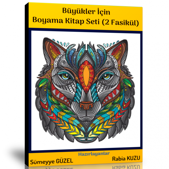 Büyükler İçin Boyama Kitap Seti (2 Fasikül Kitap)