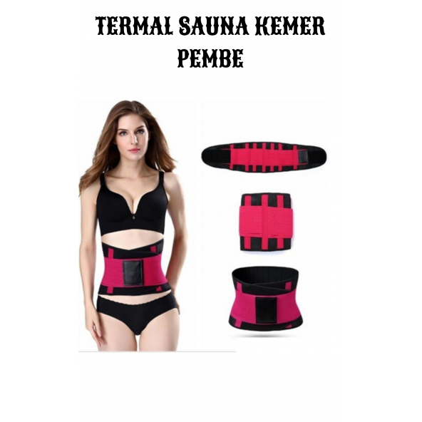 Termal Sauna Kemer (Hot Belt Shapers Neotex Termal) - Pembe