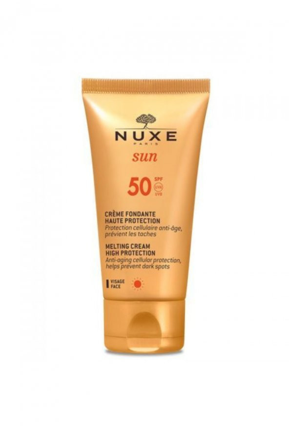 NUXE Sun Creme Fondante Visage Haute Protection Spf50 50ml 3264680006999