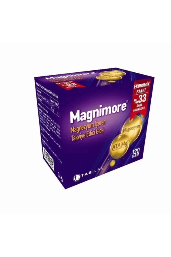 Magnimore 120 Tablet | Ekonomik Paket