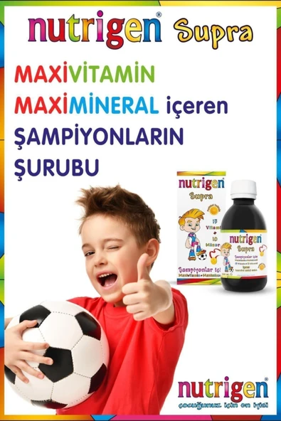 NUTRİGEN Supra Şurup 200 Ml 8692860200144 - 2