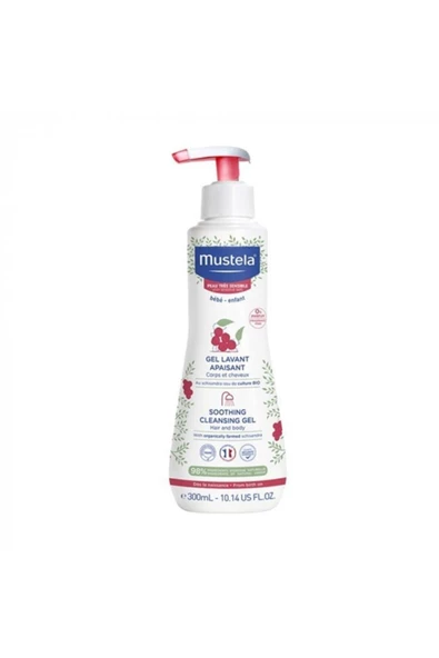 MUSTELA Çok Hassas Ciltler Için Jel Şampuan 300 Ml 3504105035709