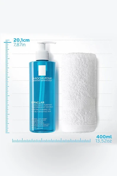 LA ROCHE POSAY Effaclar Temizleme Jeli 400ml - Yağlı ve Akneye Eğilim Gösteren Ciltler 3337872411991 - 5