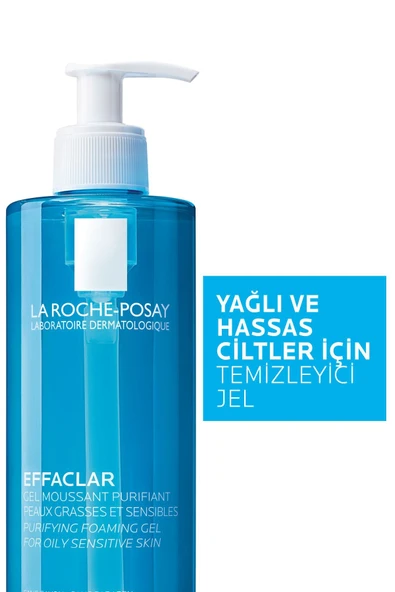 LA ROCHE POSAY Effaclar Temizleme Jeli 400ml - Yağlı ve Akneye Eğilim Gösteren Ciltler 3337872411991 - 2
