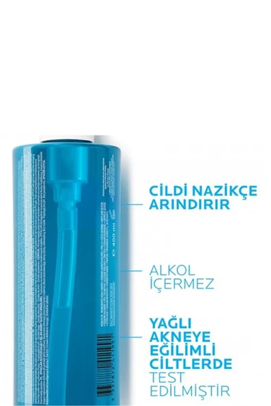 LA ROCHE POSAY Effaclar Temizleme Jeli 400ml - Yağlı ve Akneye Eğilim Gösteren Ciltler 3337872411991 - 3