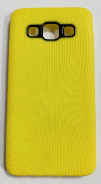 Samsung Galaxy j1 Uyumlu Sarı Slikon Kılıf