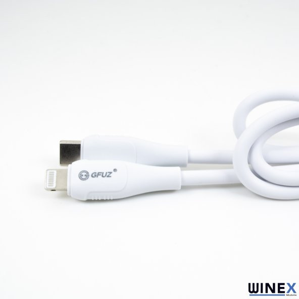 Winex CA119 3A PD20 Type-C to Lightning Data ve Hızlı Şarj Kablosu Beyaz - 3