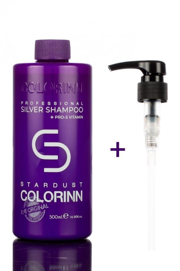 Colorinn Stardust Silver Mor Şampuan 500 ML - 4