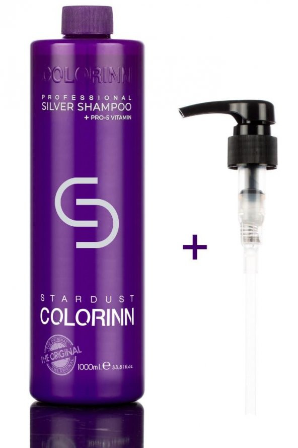 Colorinn Stardust Silver Mor Şampuan 1000 ML - 4