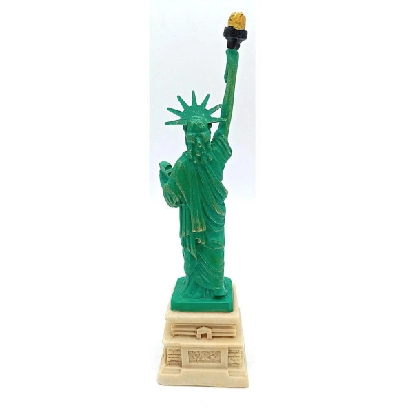 ABD New York Özgürlük Heykeli Reçine 18 cm - Resim 4