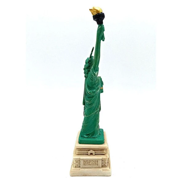 ABD New York Özgürlük Heykeli Reçine 18 cm - Resim 5