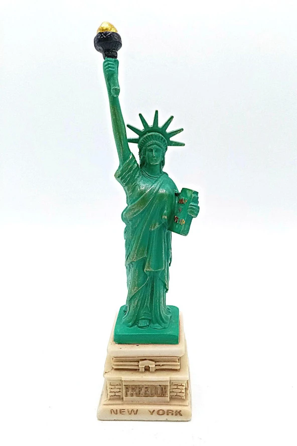 ABD New York Özgürlük Heykeli Reçine 18 cm - Resim 9