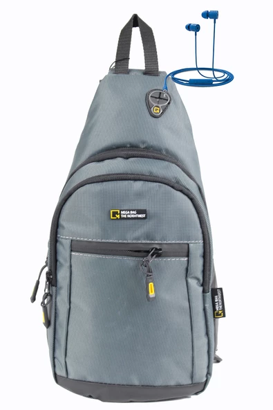 M 1008 Mega Bag Unisex Göğüs Çapraz Çanta, Body Bag - 2
