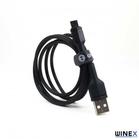 Winex CA58 2.4A UsbA to Type-C Data ve Hızlı Şarj Kablosu Siyah - 3