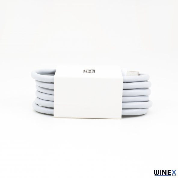Winex 6A 100W UsbA to Type-C Hızlı Data ve Şarj Kablosu Beyaz - 5