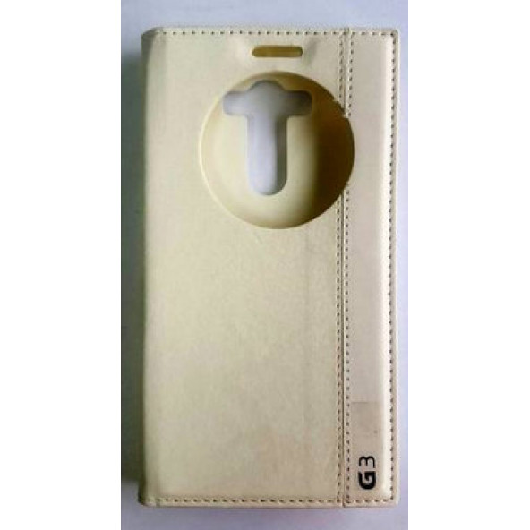 Lg G3 Beyaz Kapaklı Magnum Kılıf Tam Orjinal Kalıp ürün görseli 1