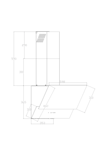 Luxell Opall 15 Program Ankastre Vitroseramik Siyah Set (B66-SGF3  + V6-04T  + DA6 - 835 Davlumbaz) - 7