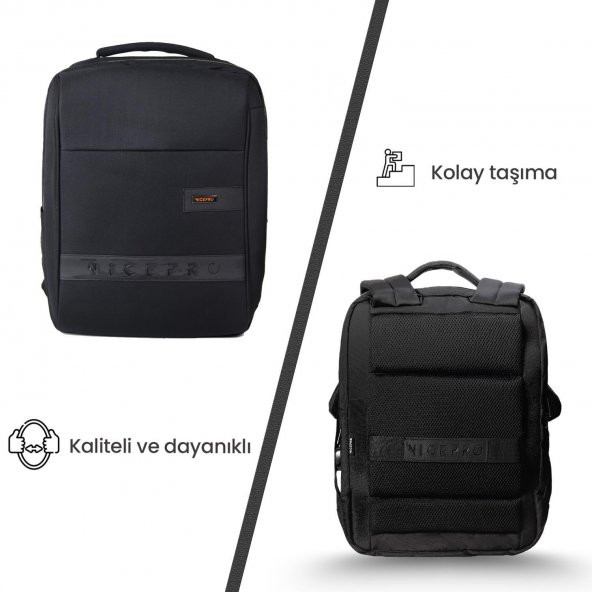 NPO Prestige 16" Smart Notebook Sırt Çantası-Siyah - 4