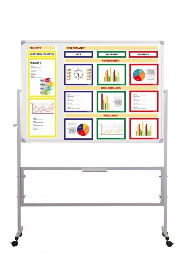 A3 Uzun Kenar Açık Kırmızı Mıknatıslı Magnet Çerçeve - 3