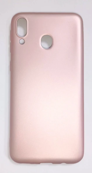 Samsung Galaxy M20 Uyumlı Yumusak Slikon Kılıf Rose Gold ürün görseli 1