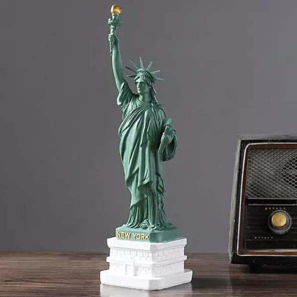 ABD New York Özgürlük Heykeli Reçine 26 cm