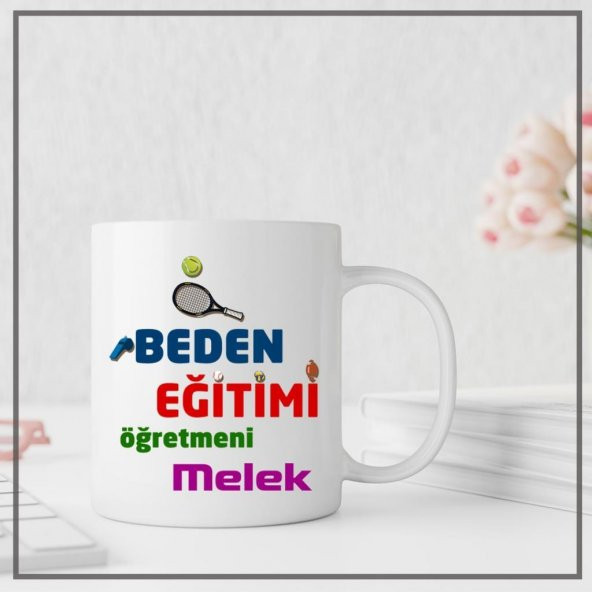 Beden Eğitimi Öğretmeni Melek Hediye Kupa Bardak