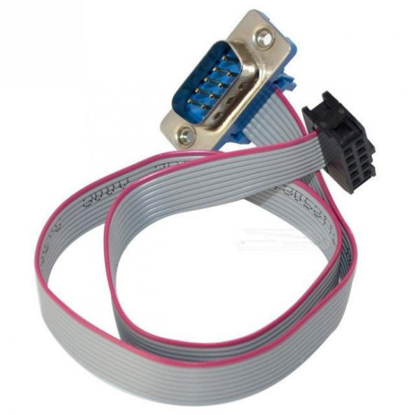 9 pin D-sub Erkek - 10 pin Idc Dişi Seri Kablo 1 metre