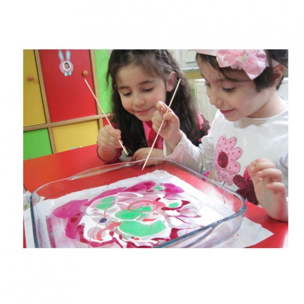 Ebru Boya Seti A4 20 Parça 1 Paket Südor Ebru Sanatı Seti 1 Paket - Resim 6