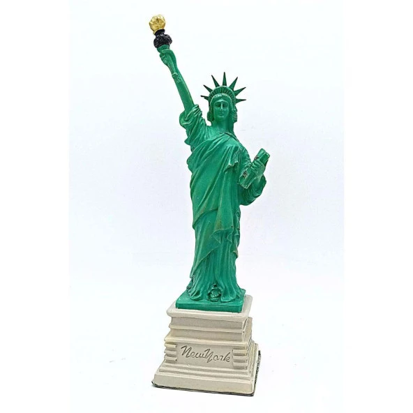 ABD New York Özgürlük Heykeli Reçine 27 cm - Resim 6