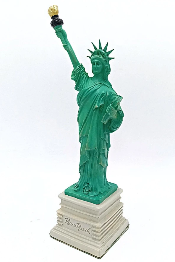 ABD New York Özgürlük Heykeli Reçine 27 cm - Resim 11