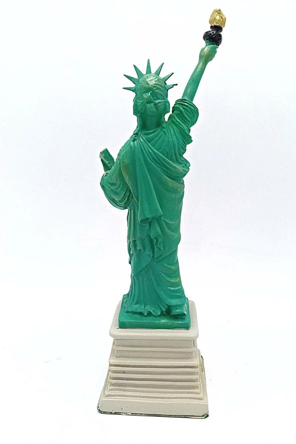 ABD New York Özgürlük Heykeli Reçine 27 cm - Resim 12