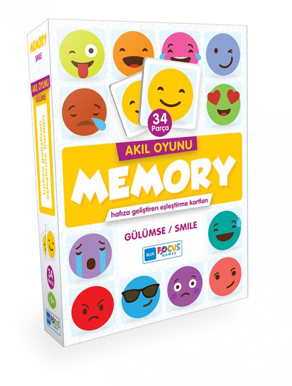 MEMORY - SMILE  (34 PARÇA PUZZLE)