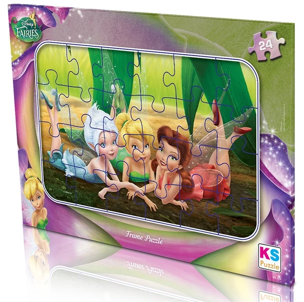 KS Puzzle 24 Parça Fairies Frame Puzzle