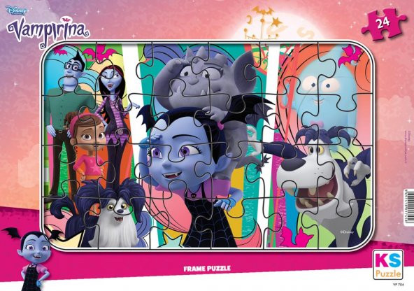 KS Puzzle 24 Parça  Vampirina Frame Puzzle - 2