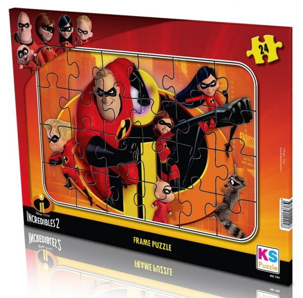 KS Puzzle 24 Parça Incredibles Frame Puzzle