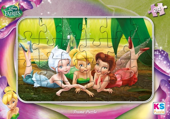 KS Puzzle 24 Parça Fairies Frame Puzzle - 2