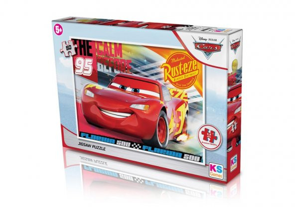 KS Puzzle 50 Parça Cars