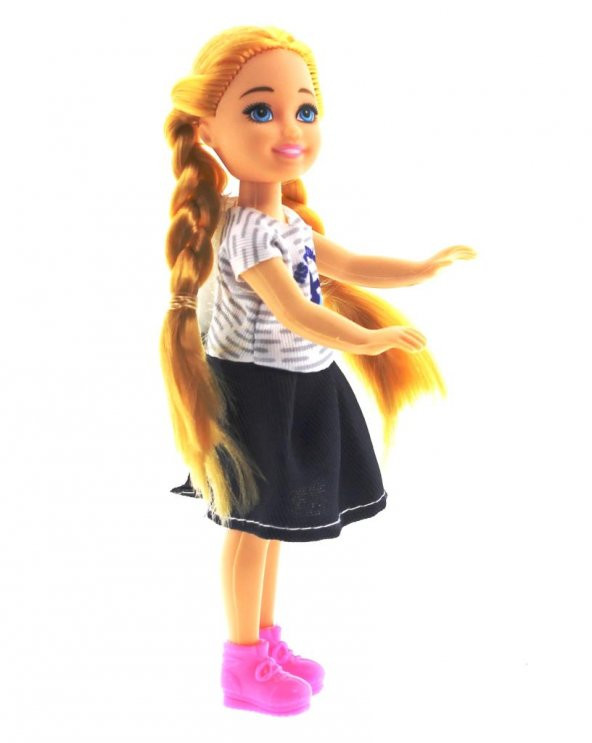 Baonier Denizci Elbiseli 14 cm Sarışın Tekli Kız Bebek - 3