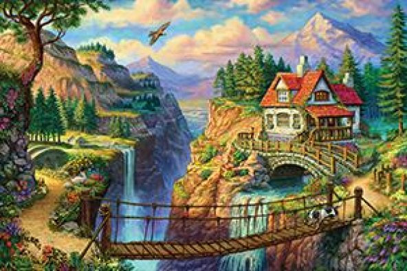 KS Puzzle 500 Parça House On The Cliff - 2
