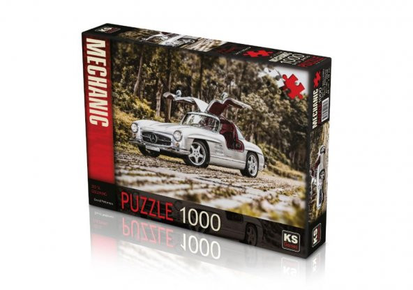 KS Puzzle 1000 Parça 300Sl Gullwıng Mercedes Martı Kanadı