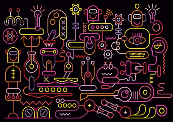 KS Puzzle 1000 Parça Robot Workshop Robot Atölyesi - 2