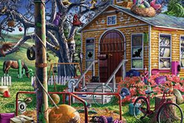 KS Puzzle 1000 Parça Lonely House Yalnız Ev - 2