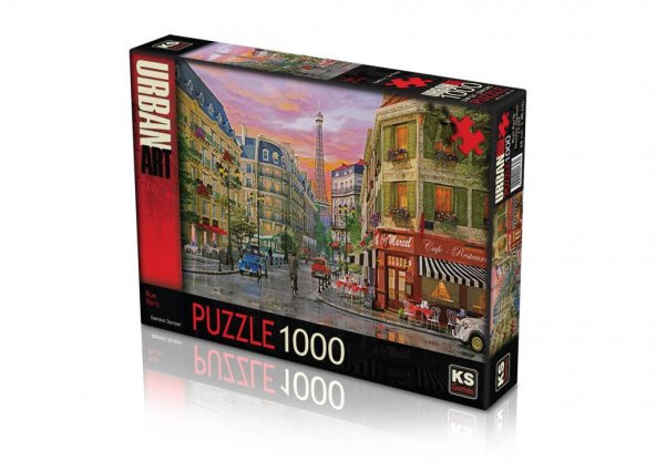 KS Puzzle 1000 Parça Rue Paris Paris Sokağı