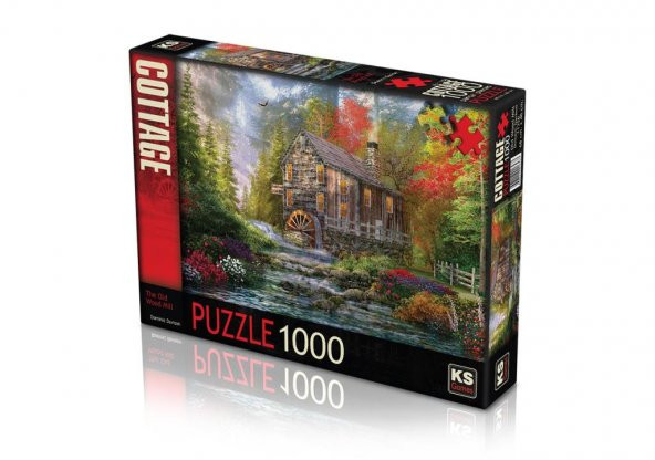 KS Puzzle 1000 Parça The Old Wood Mill Eski Ahşap Değirmen