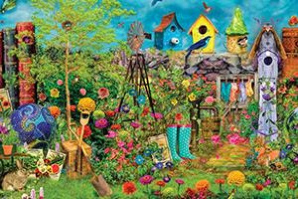 KS Puzzle 1500 Parça Summer Garden - 2